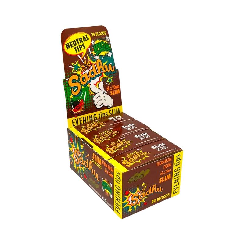 PITEIRA DE PAPEL EVENING SLIM BROWN  - SADHU