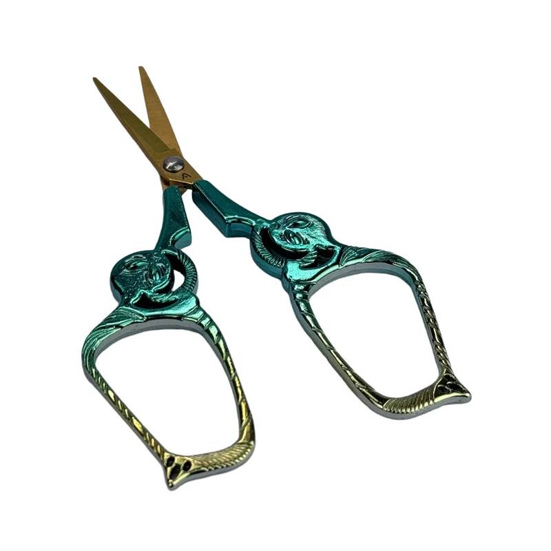 TESOURA DE METAL ALIEN DRACO (XGREEN / GOLD) - ABDUZIDO