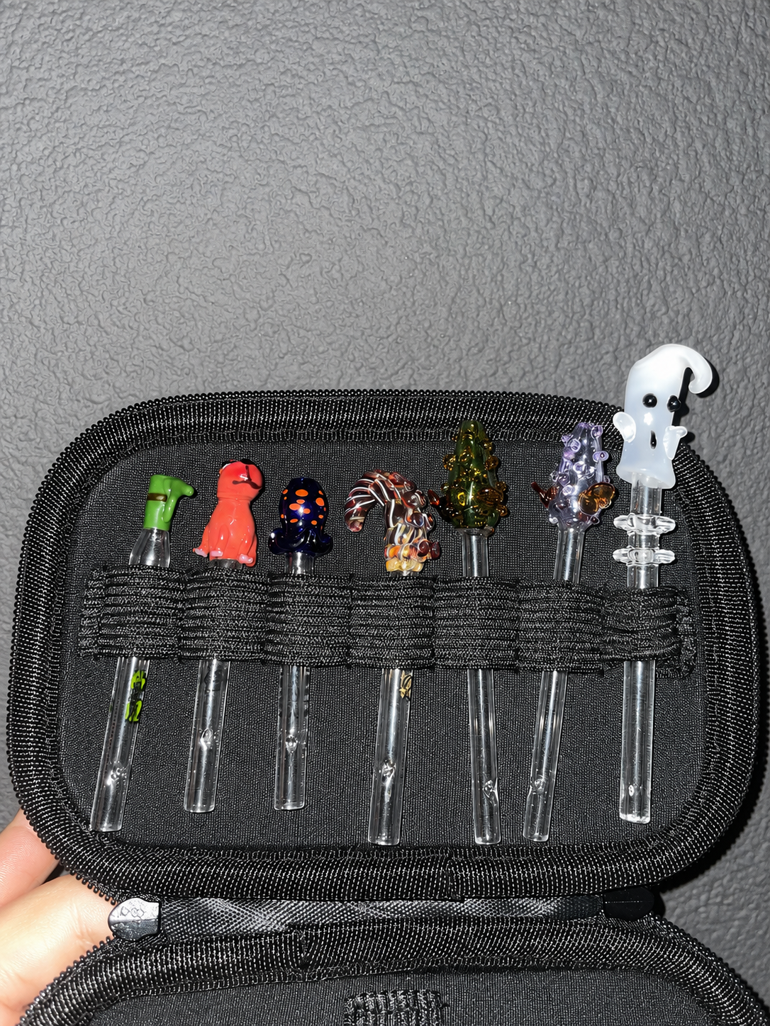 Piteira de Vidro Artística Miniatura – Unidade